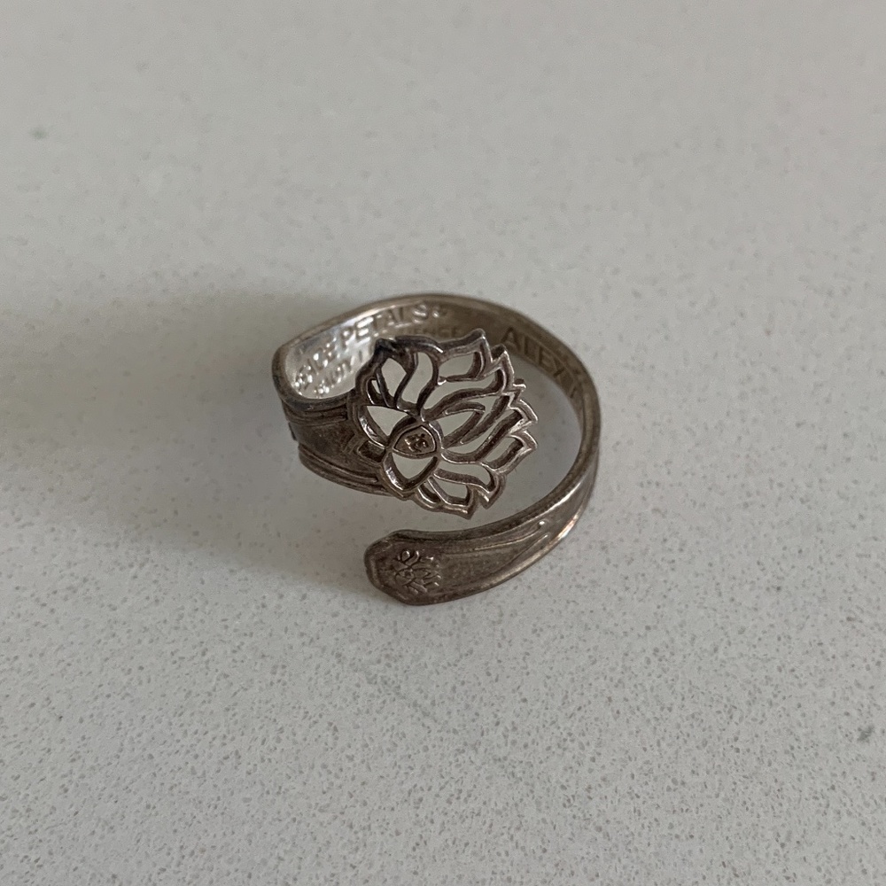 Alex and Ani Lotus Flower Ring